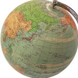 Terrestrial globe glass map Perrina