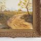 Peinture « The Road by the Pond », design scandinave, années 1970