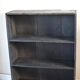 Bibliothèque, meuble de rangement en bois noir