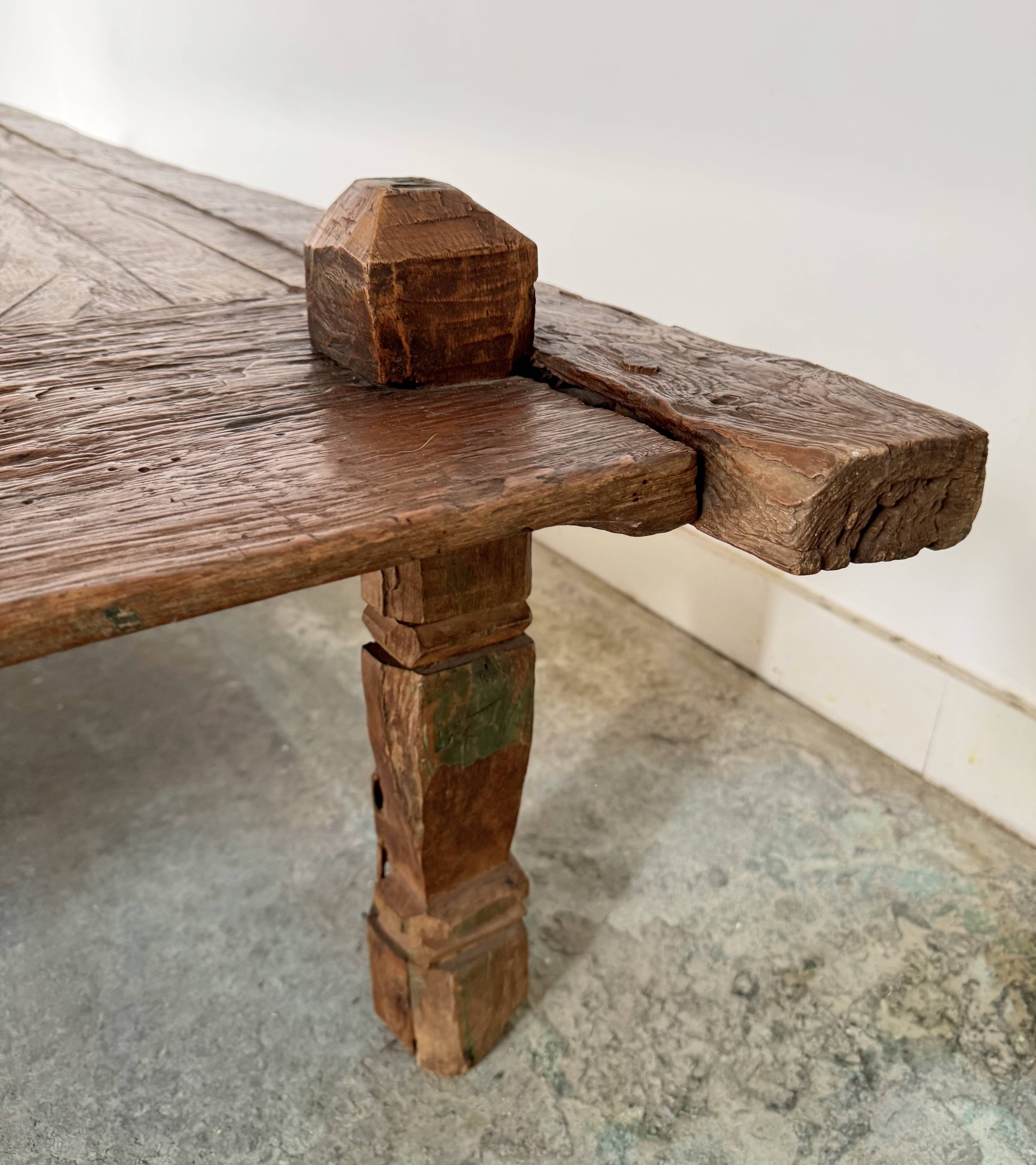 Large Antique Indonesian Coffee Table