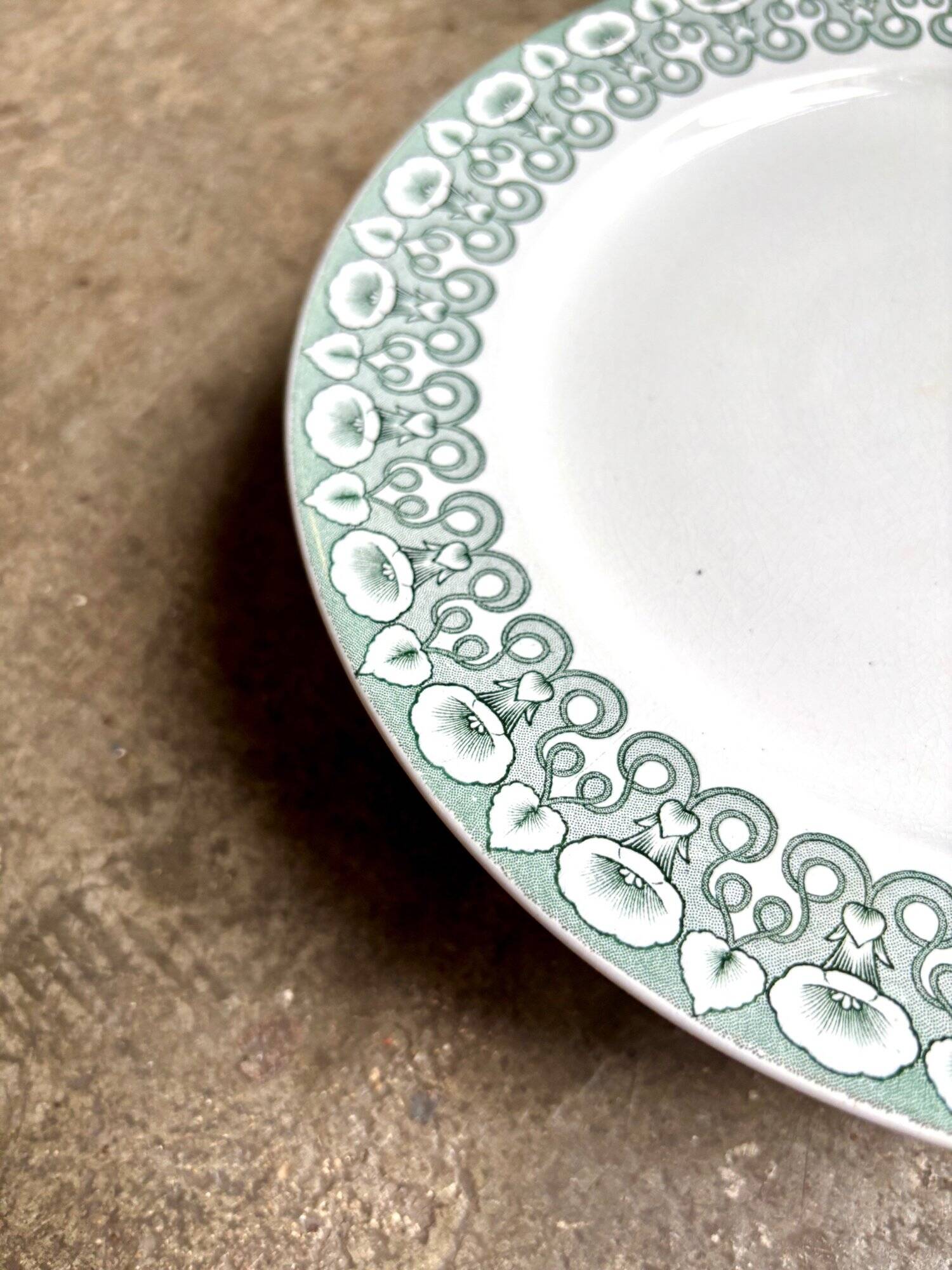 BWM&Co ironstone cake plate, "Lucien" service
