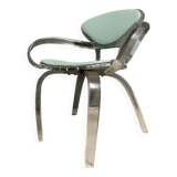 Very rare 1980's thick acrylic armchair