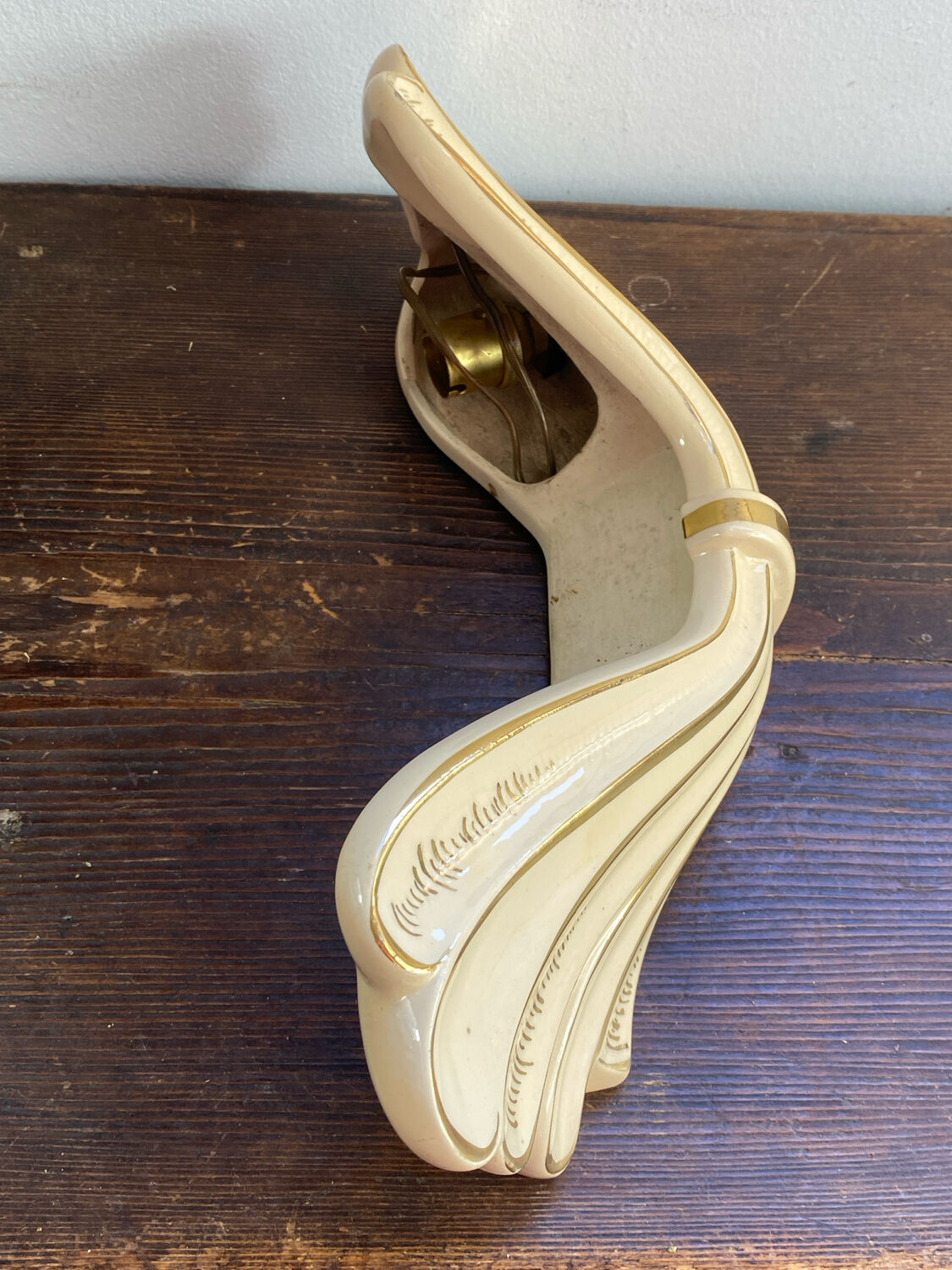 Art Deco ceramic wall light