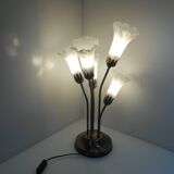 Lamp 5 branches tulips style art nouveau