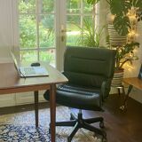 Adjustable Leather Office Chair from the 90s