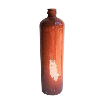 Enamelled sandstone bottle