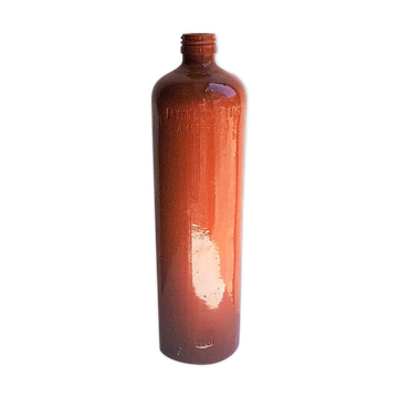 Bouteille en grès émaillé