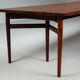 Arne Vodder large dining table in rosewood model 201 Sibast Denmark 1960