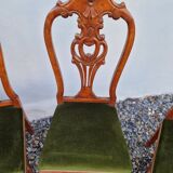 Set of 6 mahogany chairs