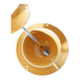Duo of grain of rice cups and saucers