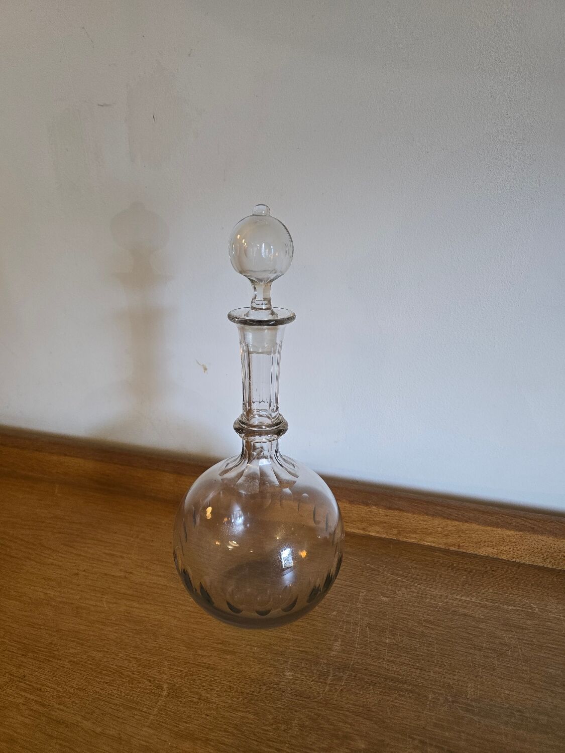 Large wine carafe from around 1950.