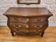 Curved commode in Louis XV / Regency style in solid oak.