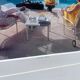 Original framed photograph of Aarons pool
