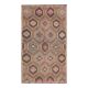1970s Vintage Turkish Hand-Knotted Wool Cotton Brown Area Rug 166x286