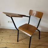 Vintage school chair with desk
