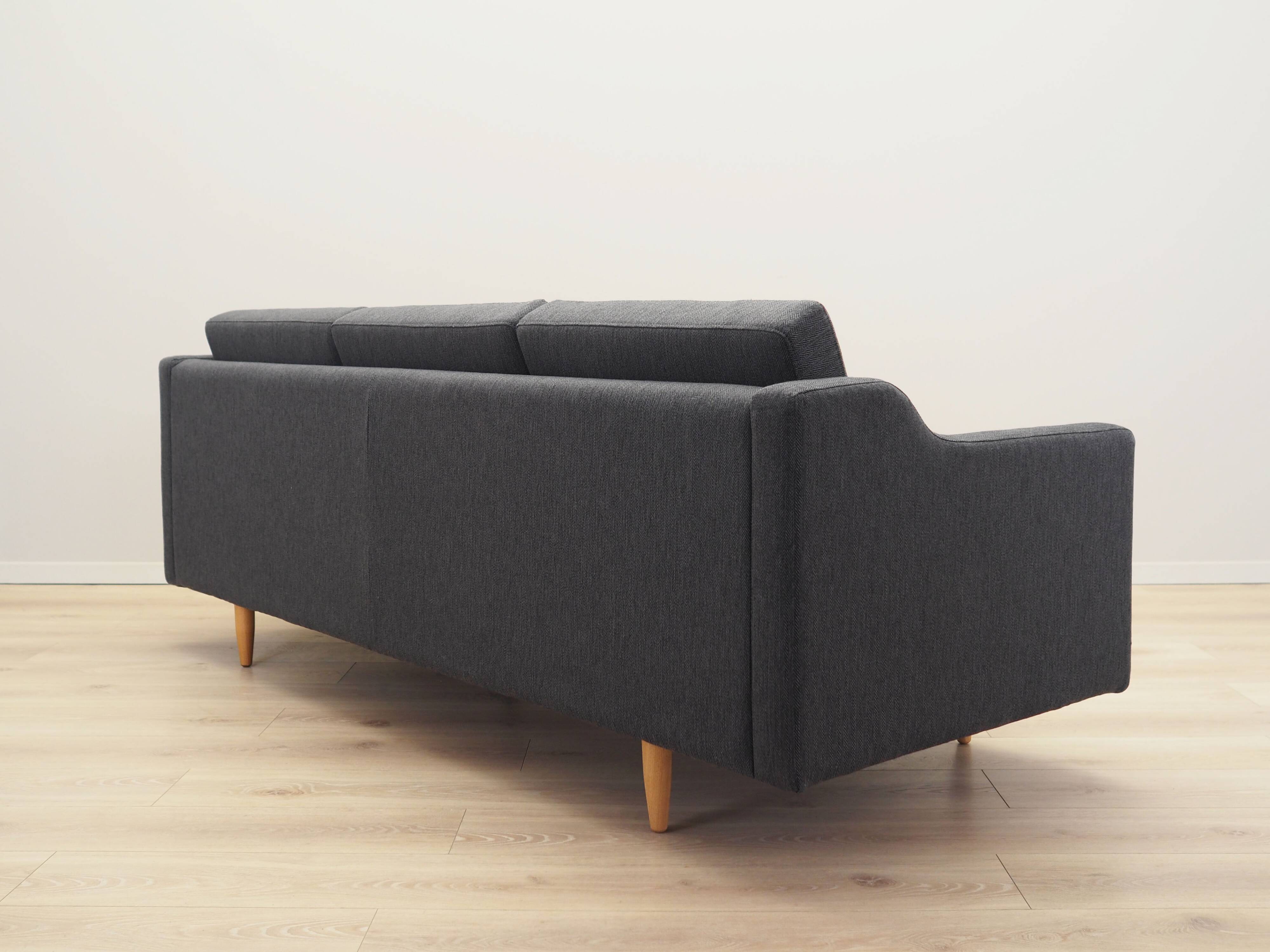 Grey sofa, Danish design, 1970s, production: Denmark