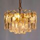 Murano glass and brass 'Palazzo' chandelier by Kalmar