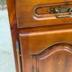 English sideboard with 2 doors and 2 drawers, solid satin cherry wood