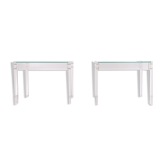 Tables d’appoint lucite années 1970 france