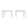 Vintage square small lucite side tables 1970s france