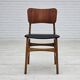 1960s, Danish design by Ib Kofod Larsen, set of 3 dining chairs model 62.