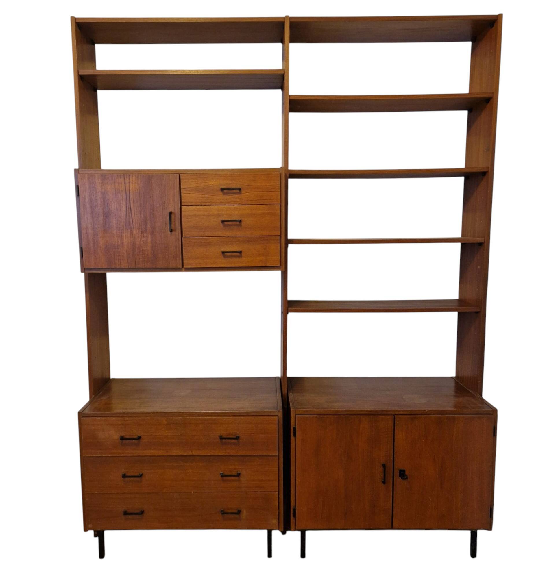 Vintage wall unit by Simpla Lux Holland, 1960s