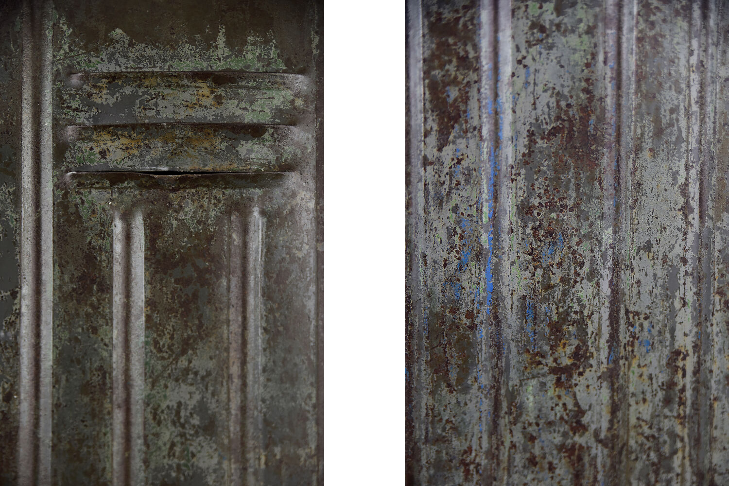 Vintage Industrial Metal Factory Cabinet, 1950s