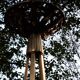 Muller brothers Luneville brass chandelier 1920/1930
