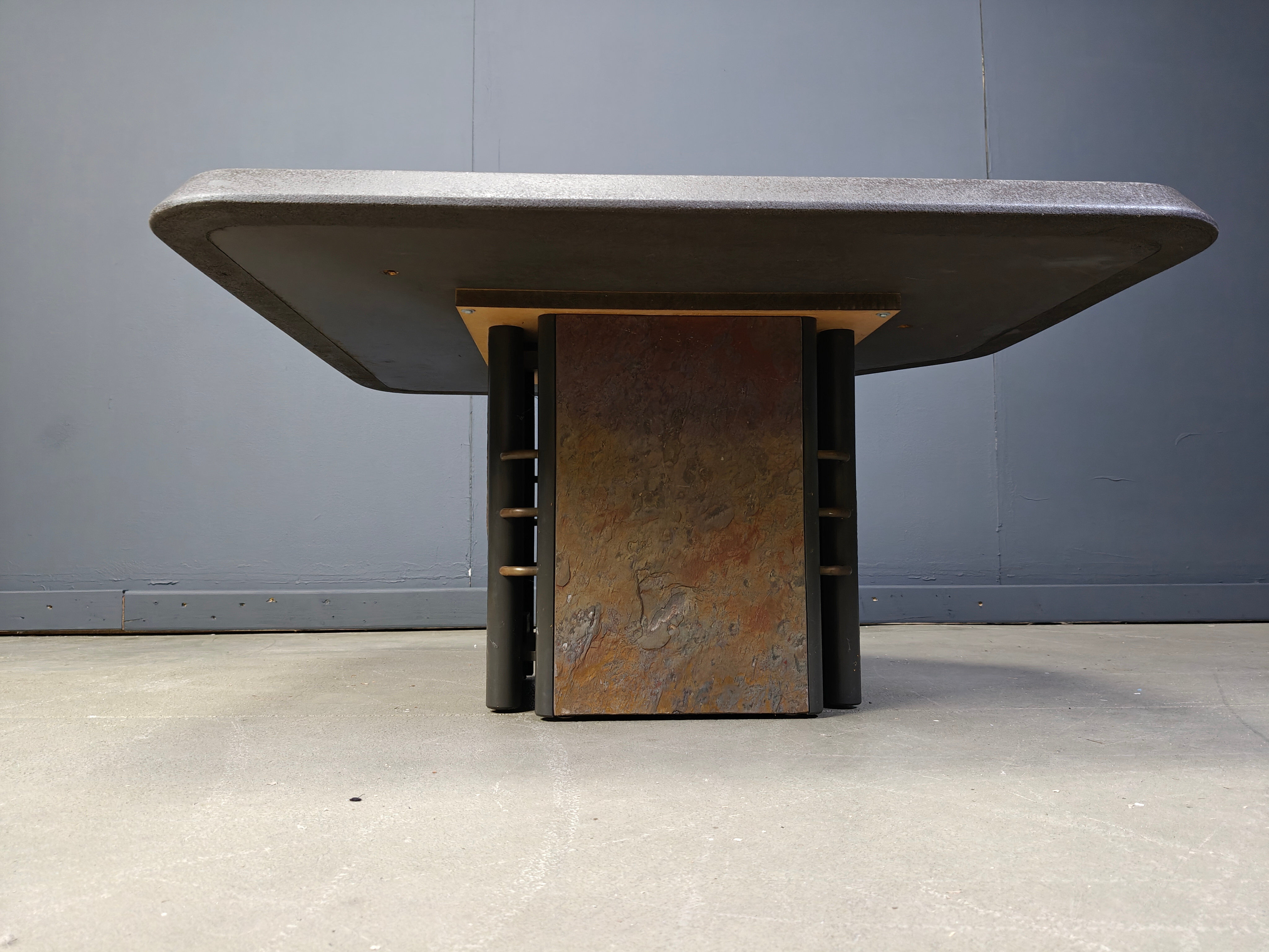 Paul Kingma attributed coffee table, 1980s