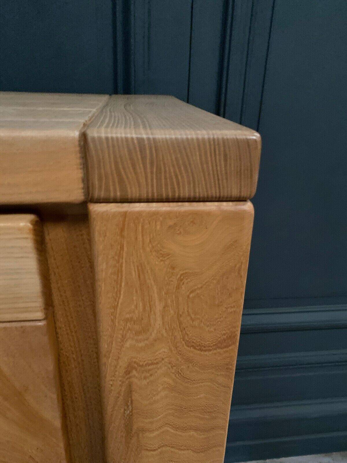 Elm sideboard Maison Regain circa 1970