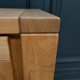 Elm sideboard Maison Regain circa 1970