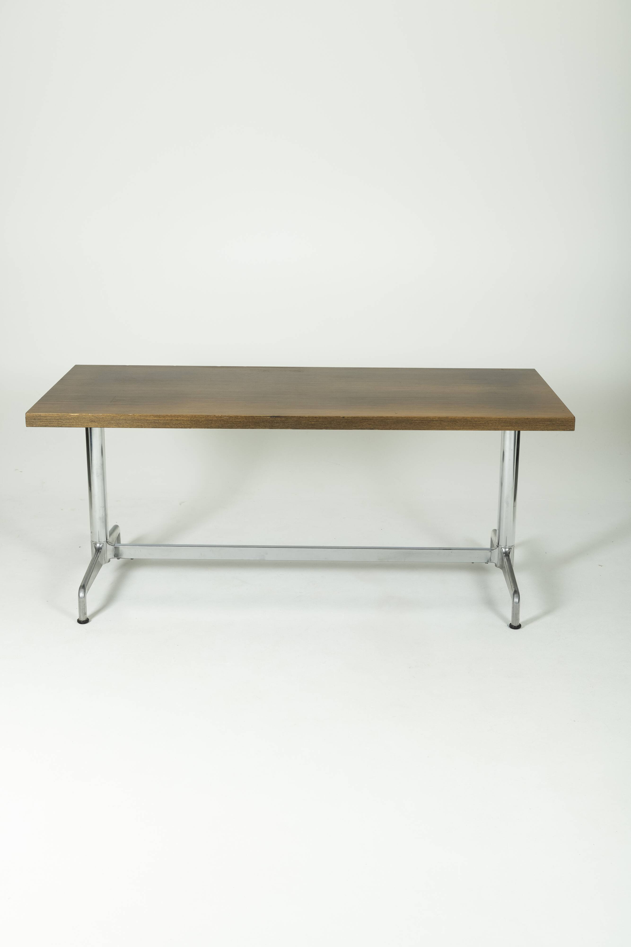 Rosewood table by Giancarlo Piretti for Castelli