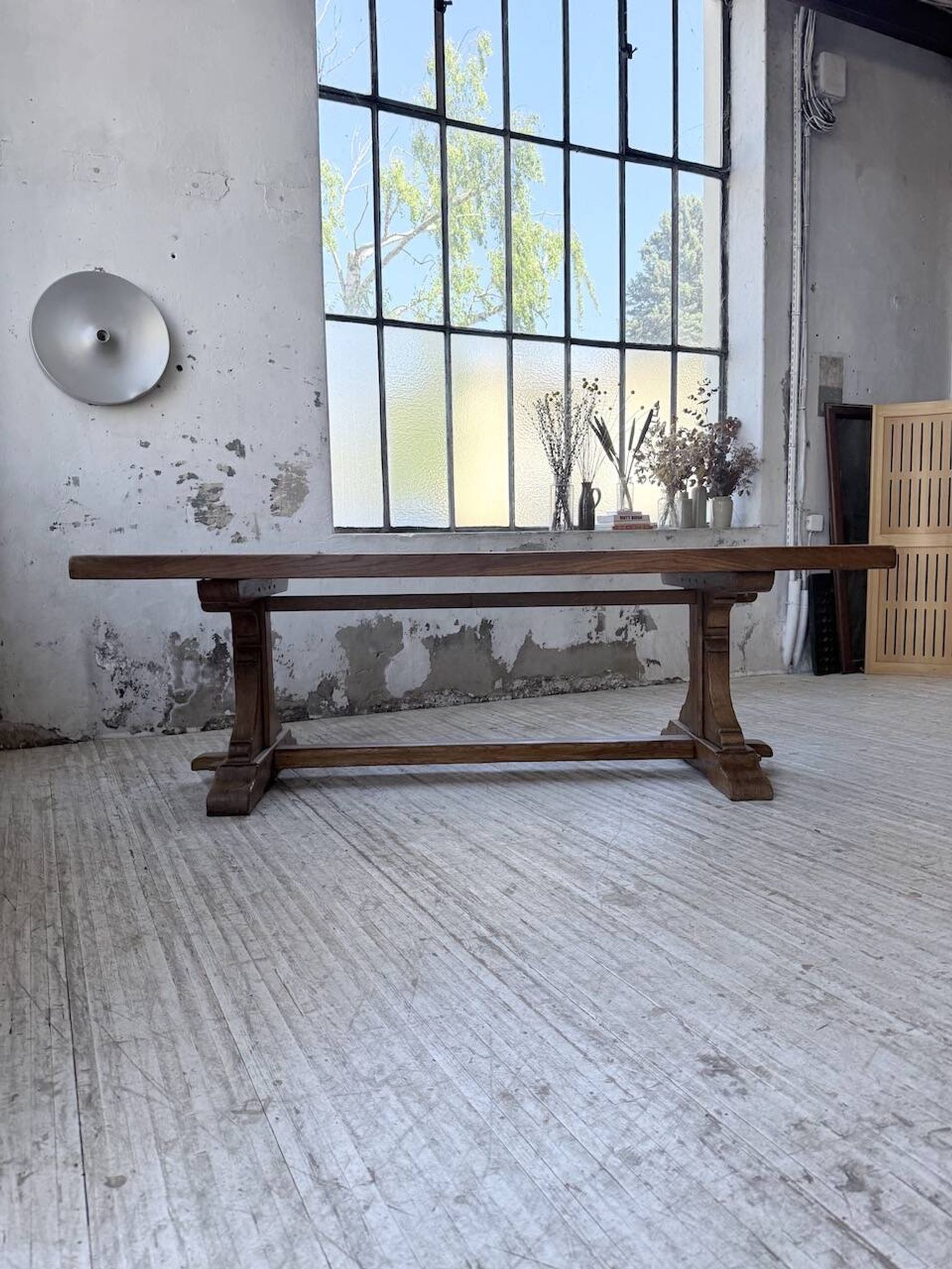 Table monastère chêne 1950 XXL