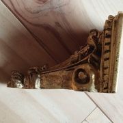 Page 1 of 7 Small wall console in rocaille style – patinated gold decor, Louis style