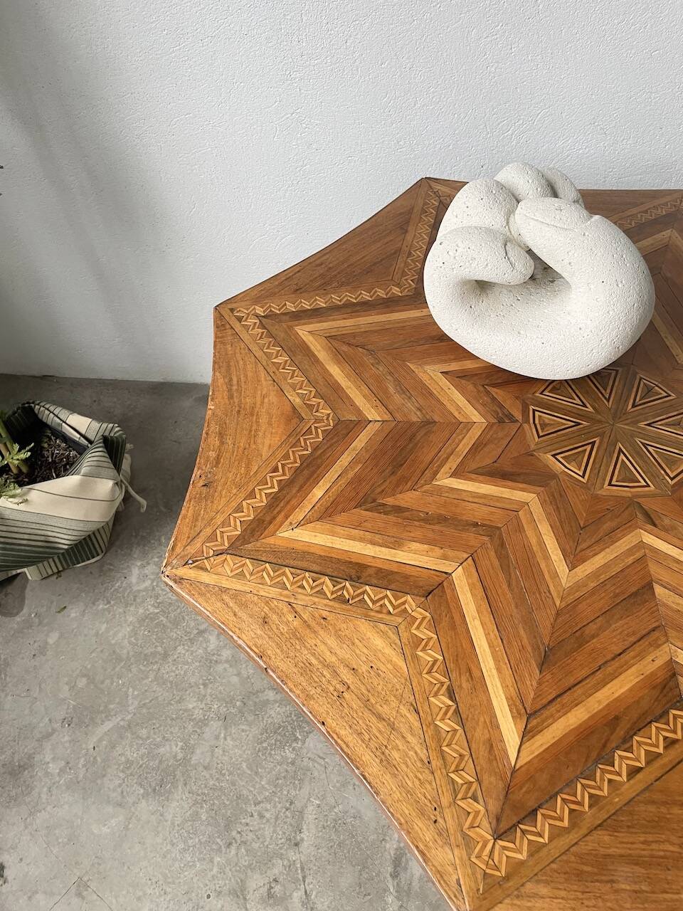 19th century inlaid side table