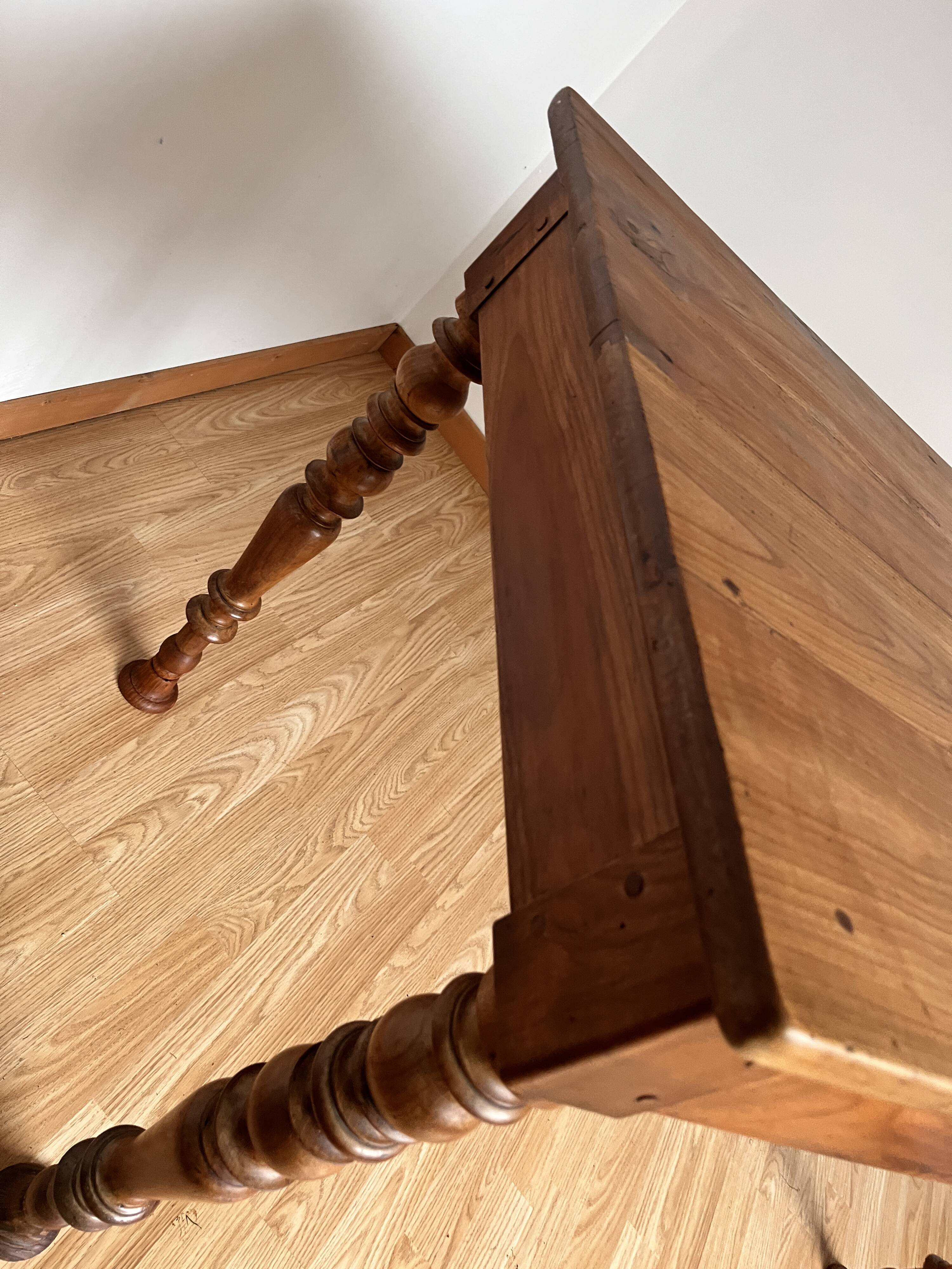 Farm table in cherry wood
