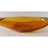 Amber glass trinket bowl