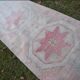 Vintage Turkish hallway rug 87x385 cm