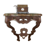 Antique German church console table, 19th century