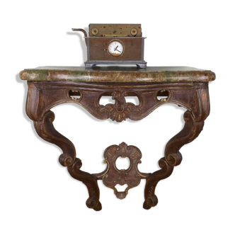 Antique German church console table, 19th century
