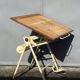 Table à dessin industrielle vintage Heliolithe