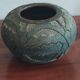 Brazilian pottery ball vase from Oyapock