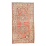 4x8 Red Brown Oriental Persian Area Rug, 135x246Cm