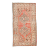 Tapis persan oriental rouge-brun 4x8, 135x246 cm