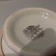 Pale pink orchie faience bowl