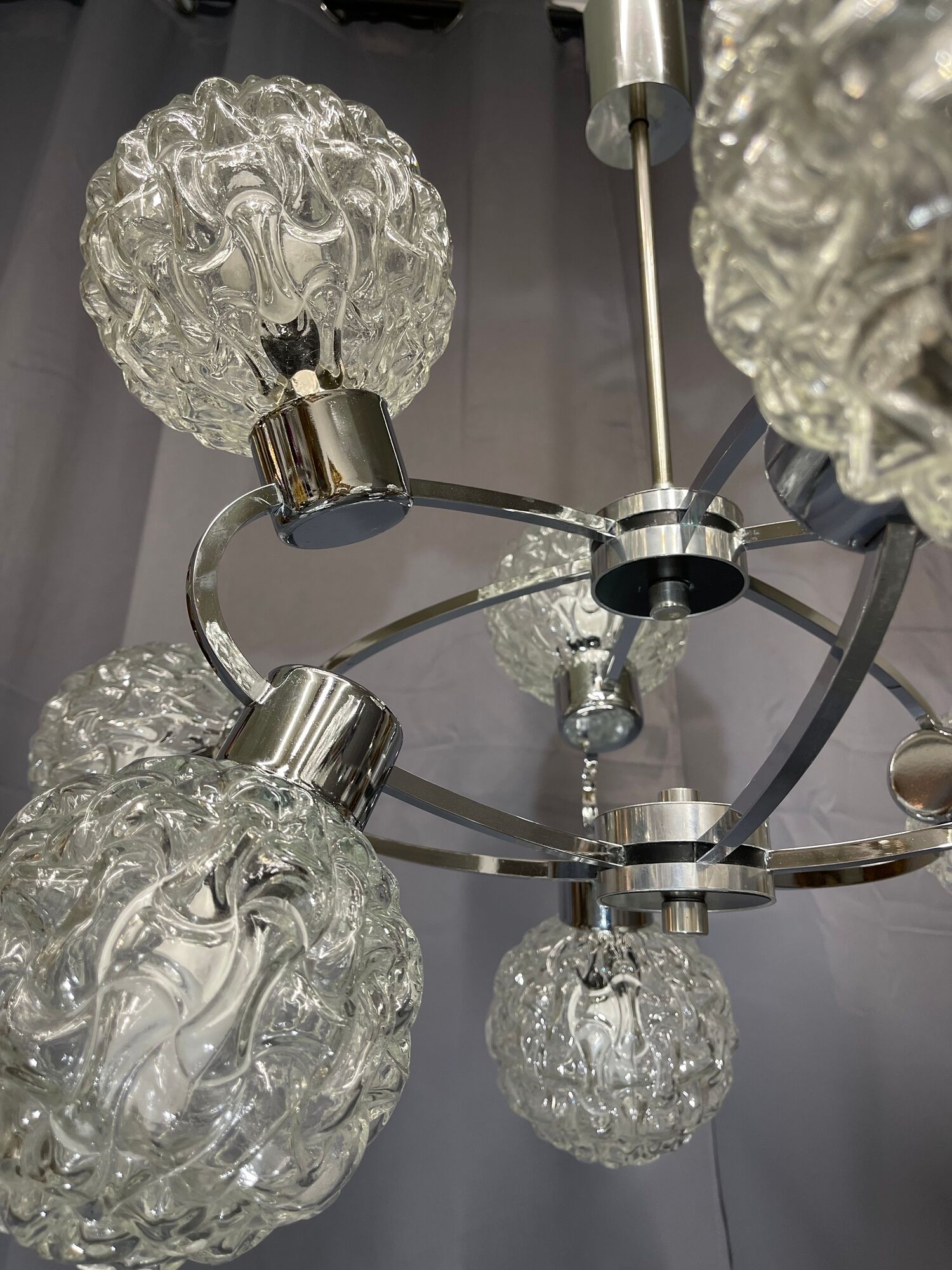 Chandelier of richard essig years 60/70 space age very good condition