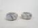 Set of two marble tea light holders, The Netherlands 1970's