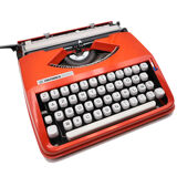 Hermes baby orange terracota typewriter revised new ribbon