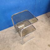 Vintage smoked glass and chrome harness