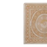 Hand knotted rug, vintage turkish rug 152x154 cm
